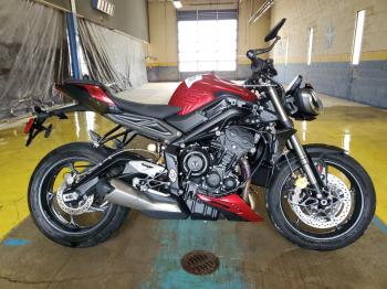  Salvage Triumph Motorcycle Street