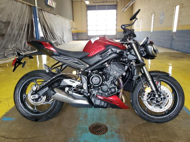  Salvage Triumph Motorcycle Street