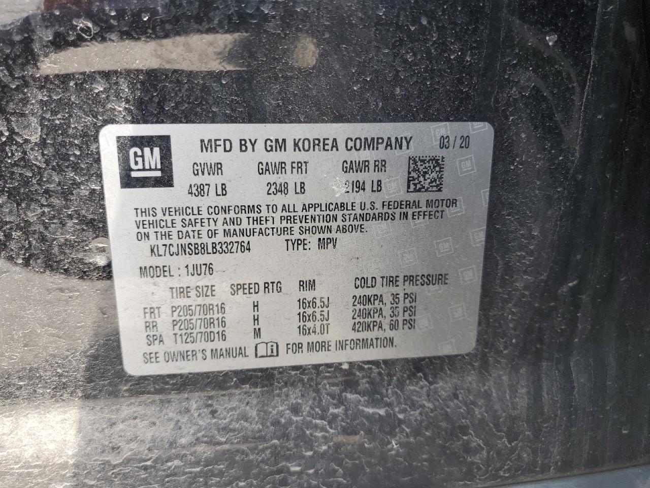 Chevrolet Trax Ls Image 13