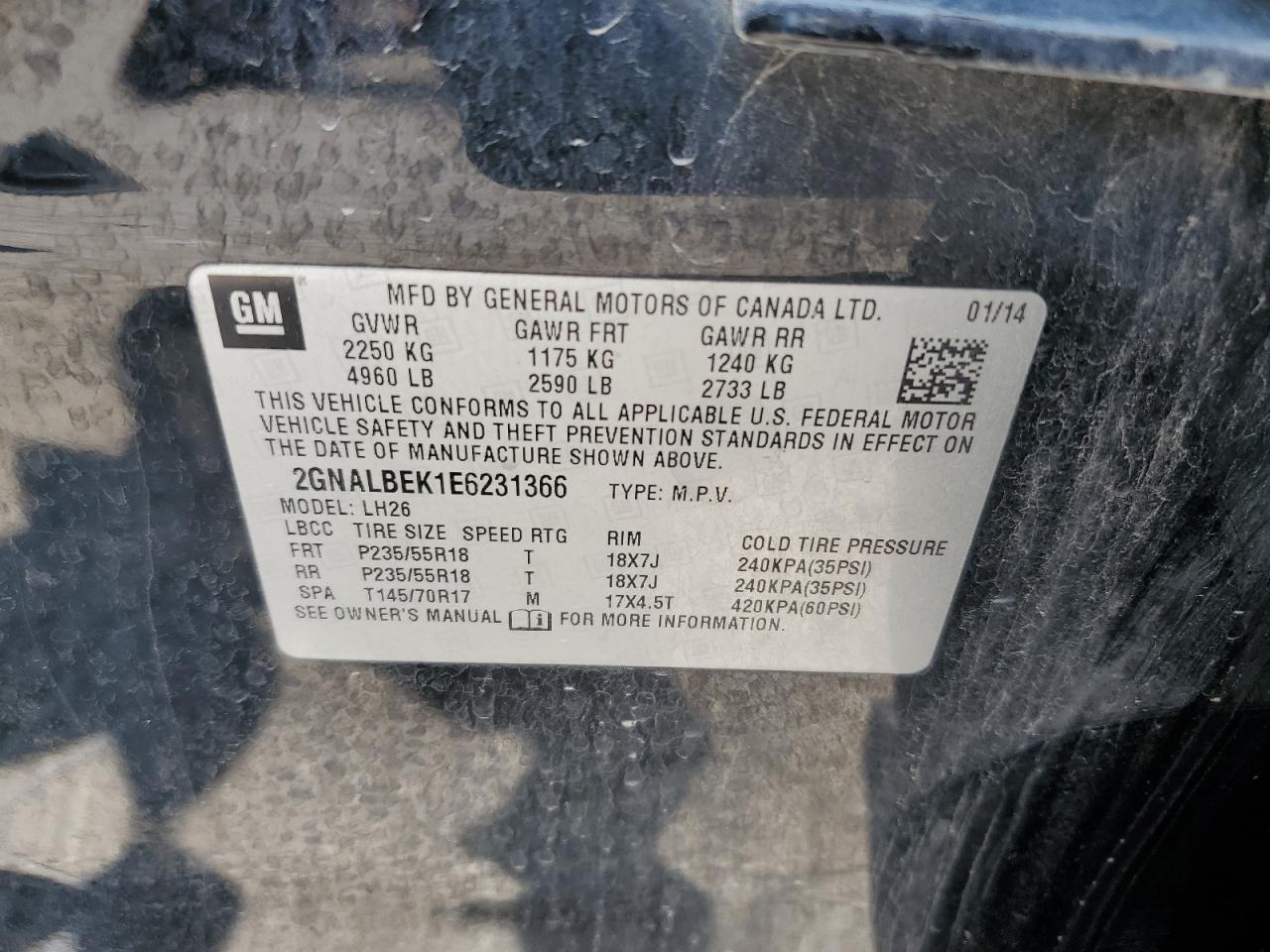 Chevrolet Equinox Lt Image 9