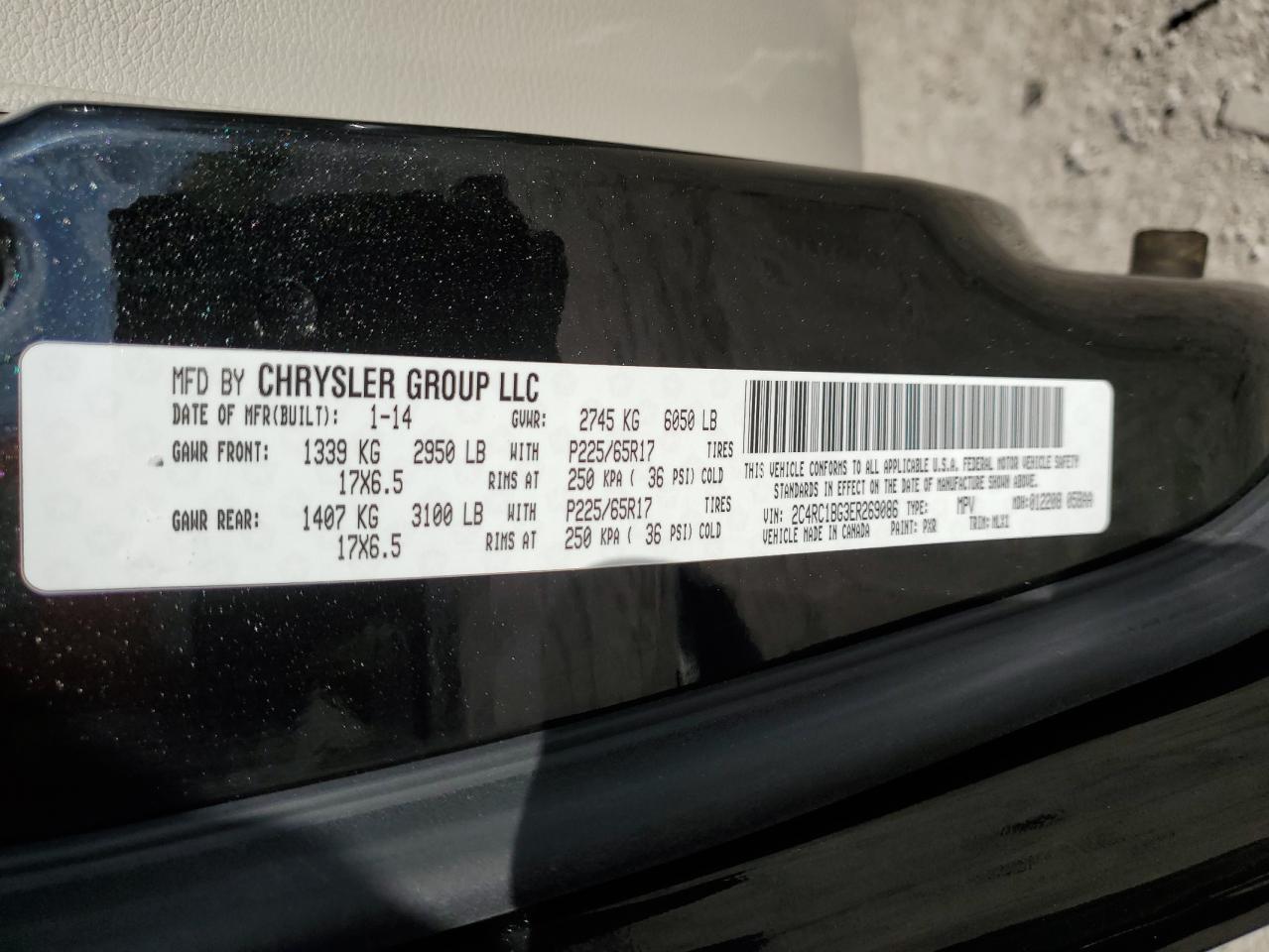 Chrysler Minivan Touring Image 13