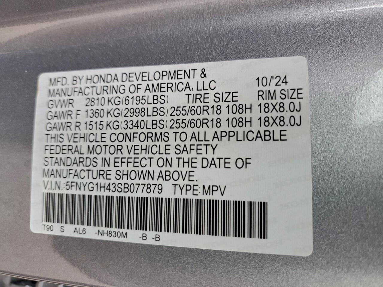 Honda Pilot Exl Image 12