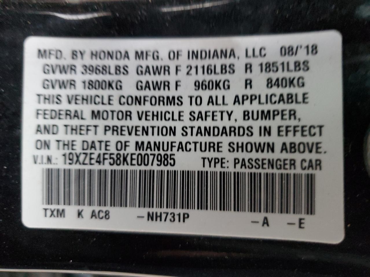 Honda Insight Ex Image 10