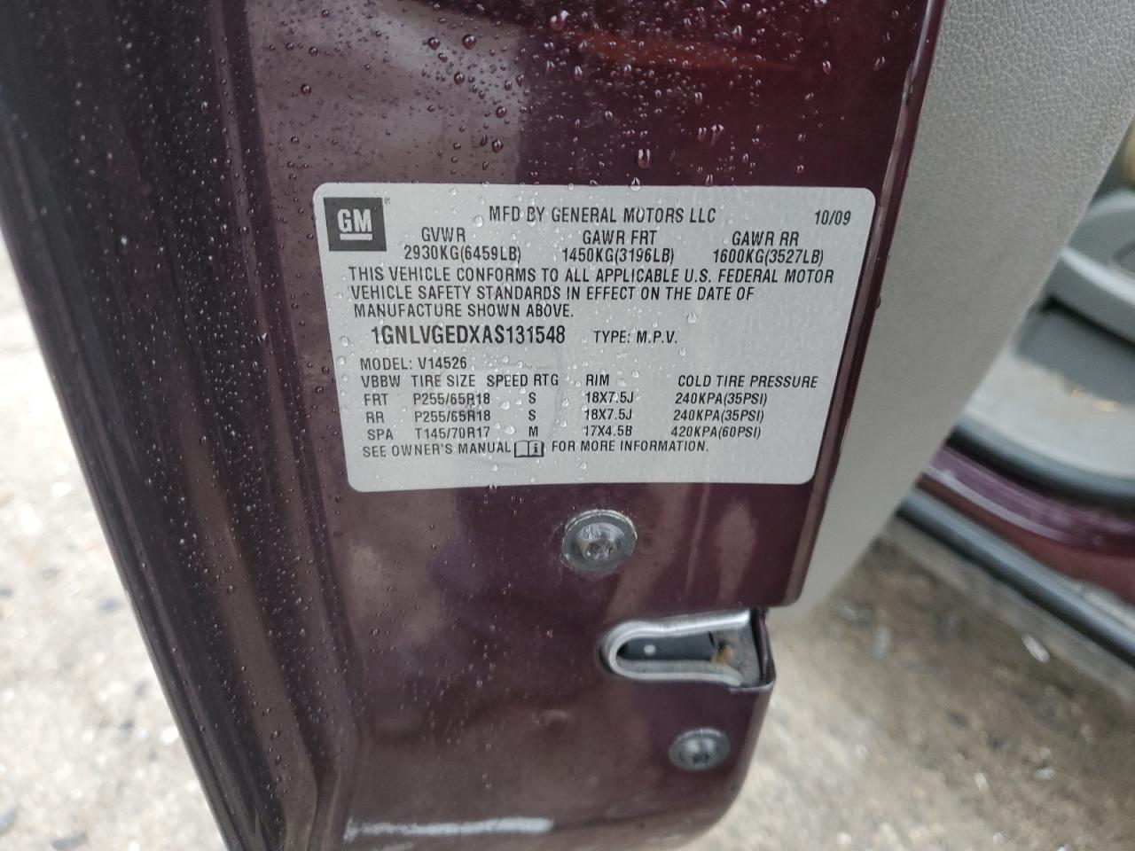 Chevrolet Traverse Lt Image 5