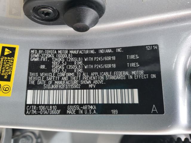 Toyota Highlander Xle Image 11