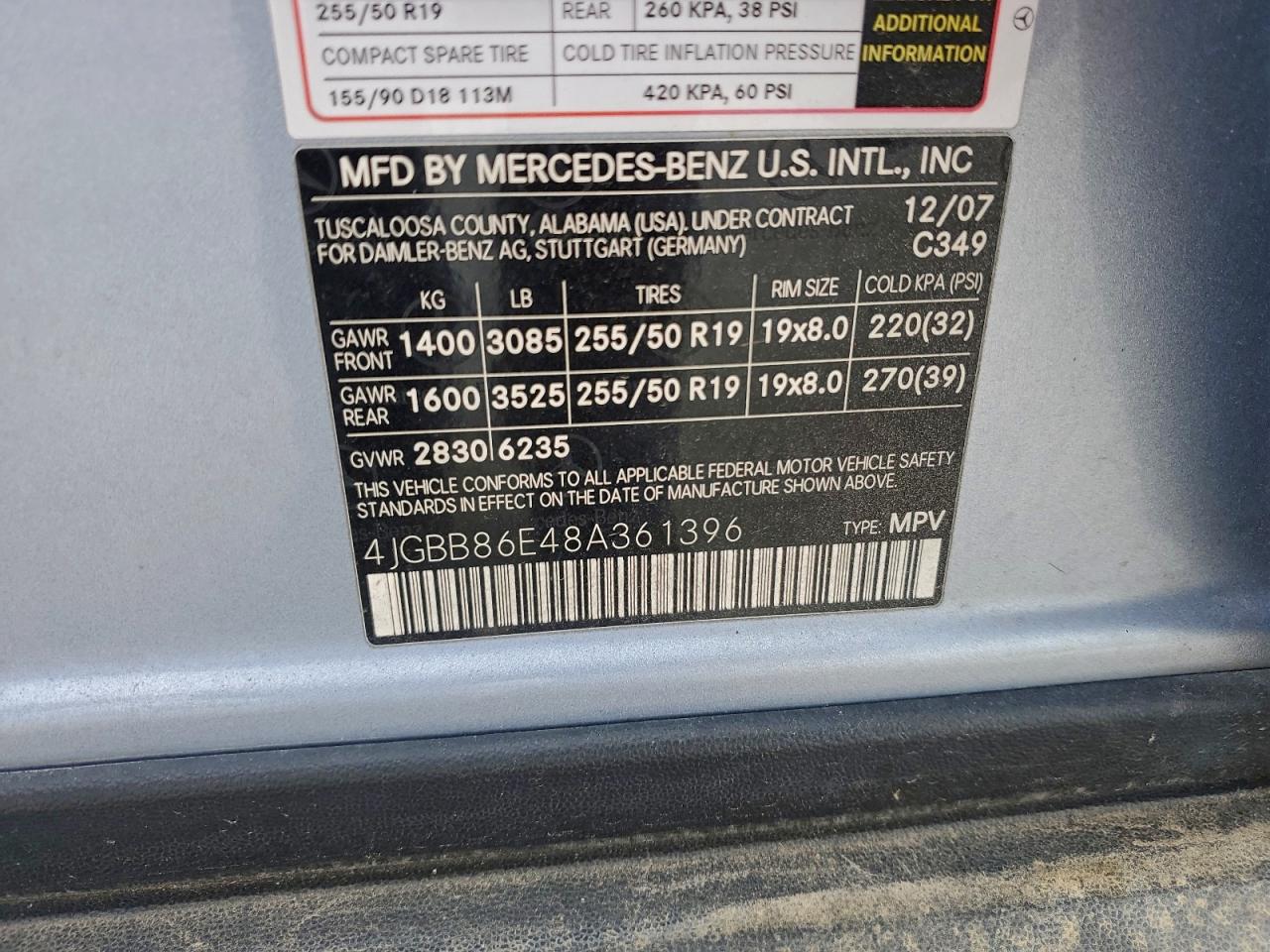 Mercedes-Benz M-Class 350 Image 11