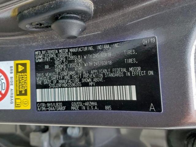 Toyota Highlander Se Image 5