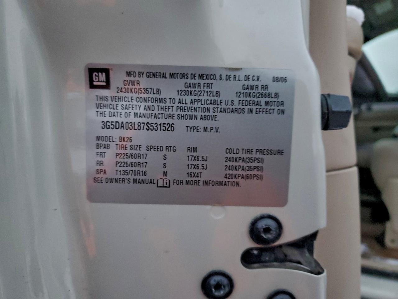 Buick Rendezvous Cx Image 10