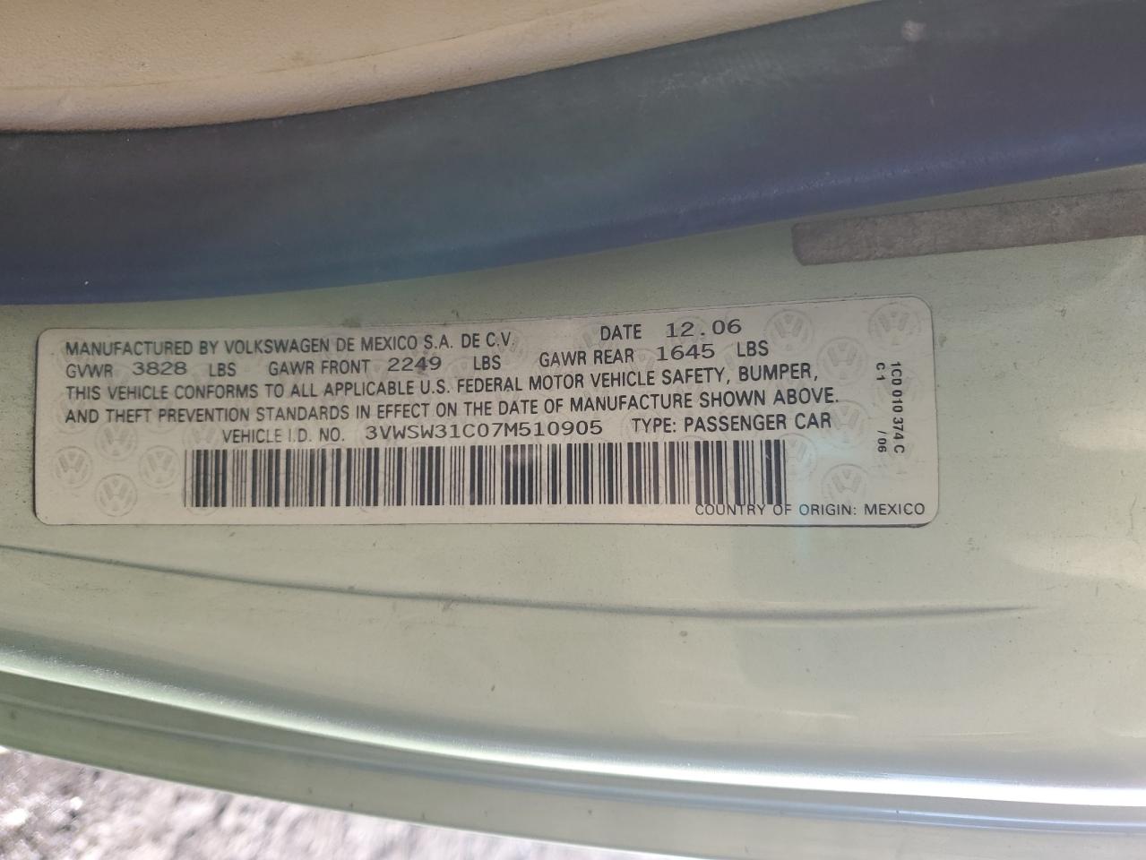 Volkswagen Beetle 2.5l Option Package 2 Image 8