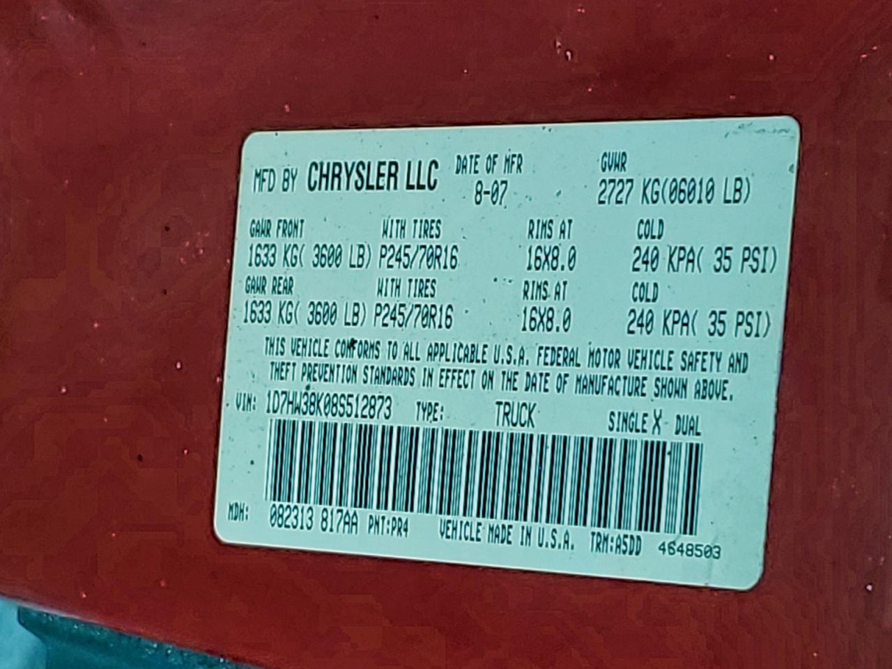 Dodge Dakota Sxt Image 3