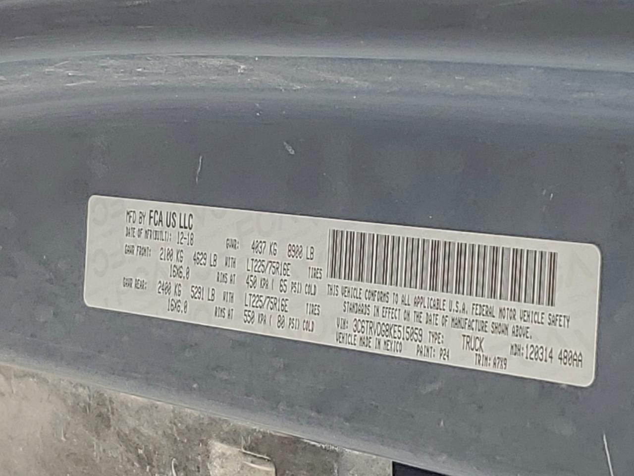 Ram Promaster 2500 High Image 14