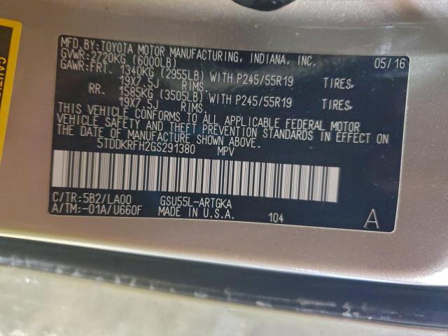 Toyota Highlander Limited Image 10