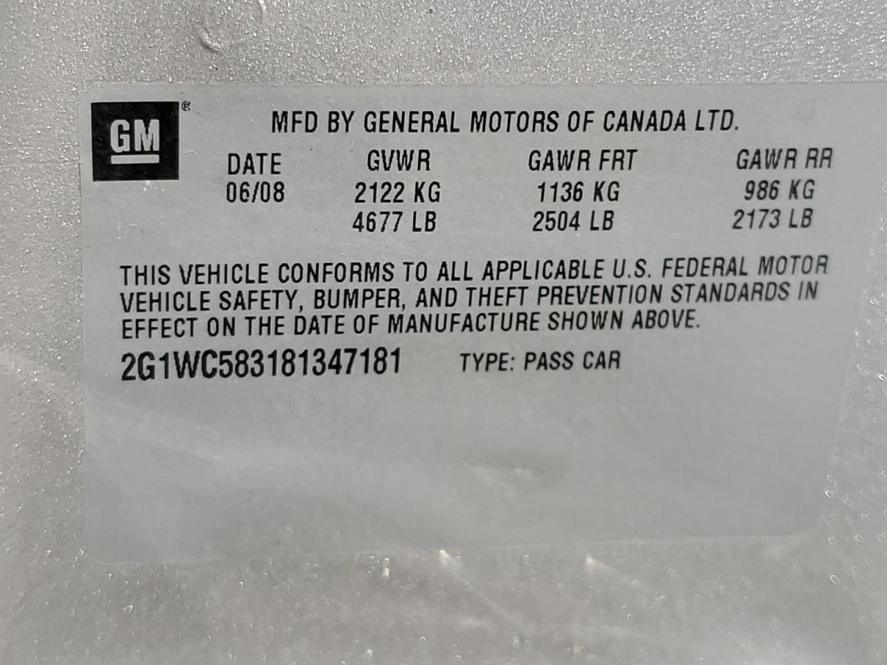 Chevrolet Impala Lt Image 6