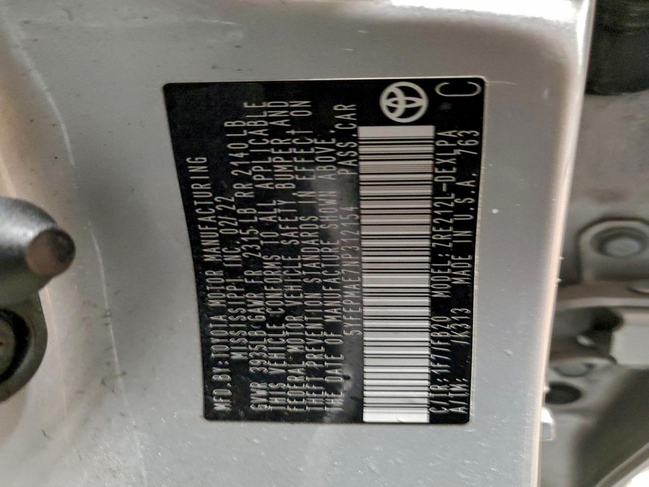 Toyota Corolla Le Image 7