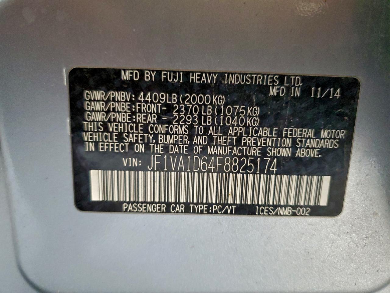 Subaru WRX Premium Image 11