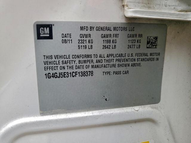 Buick LaCrosse Touring Image 7