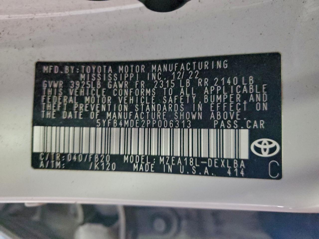 Toyota Corolla Le Image 9